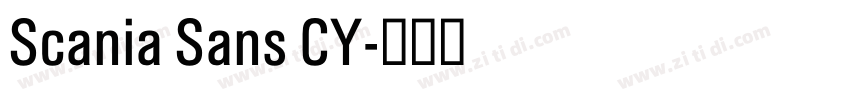 Scania Sans CY字体转换 Scania Sans CY字体转换